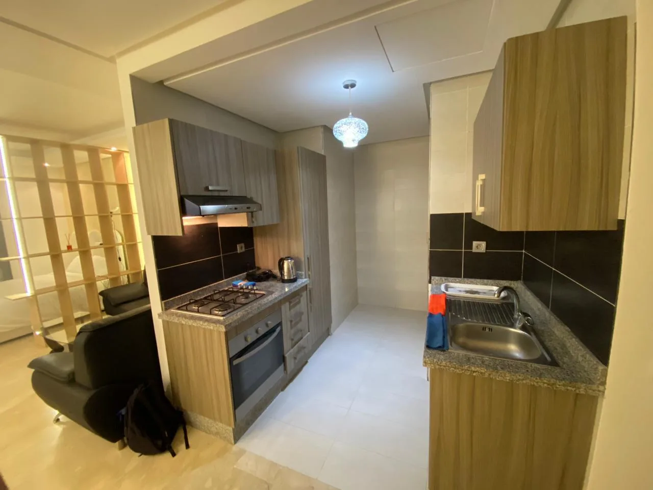 Cuisine équipée du Cozy Studio Marbella